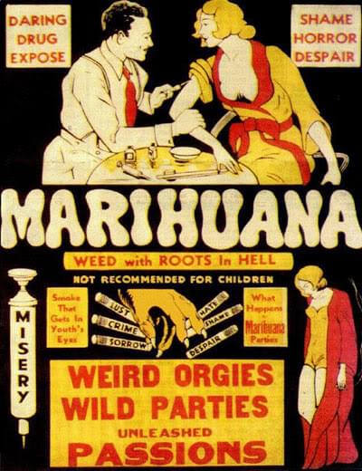 Old Vintage Anti Cannabis Propaganda posters Old Vintage Anti Cannabis Propaganda posters